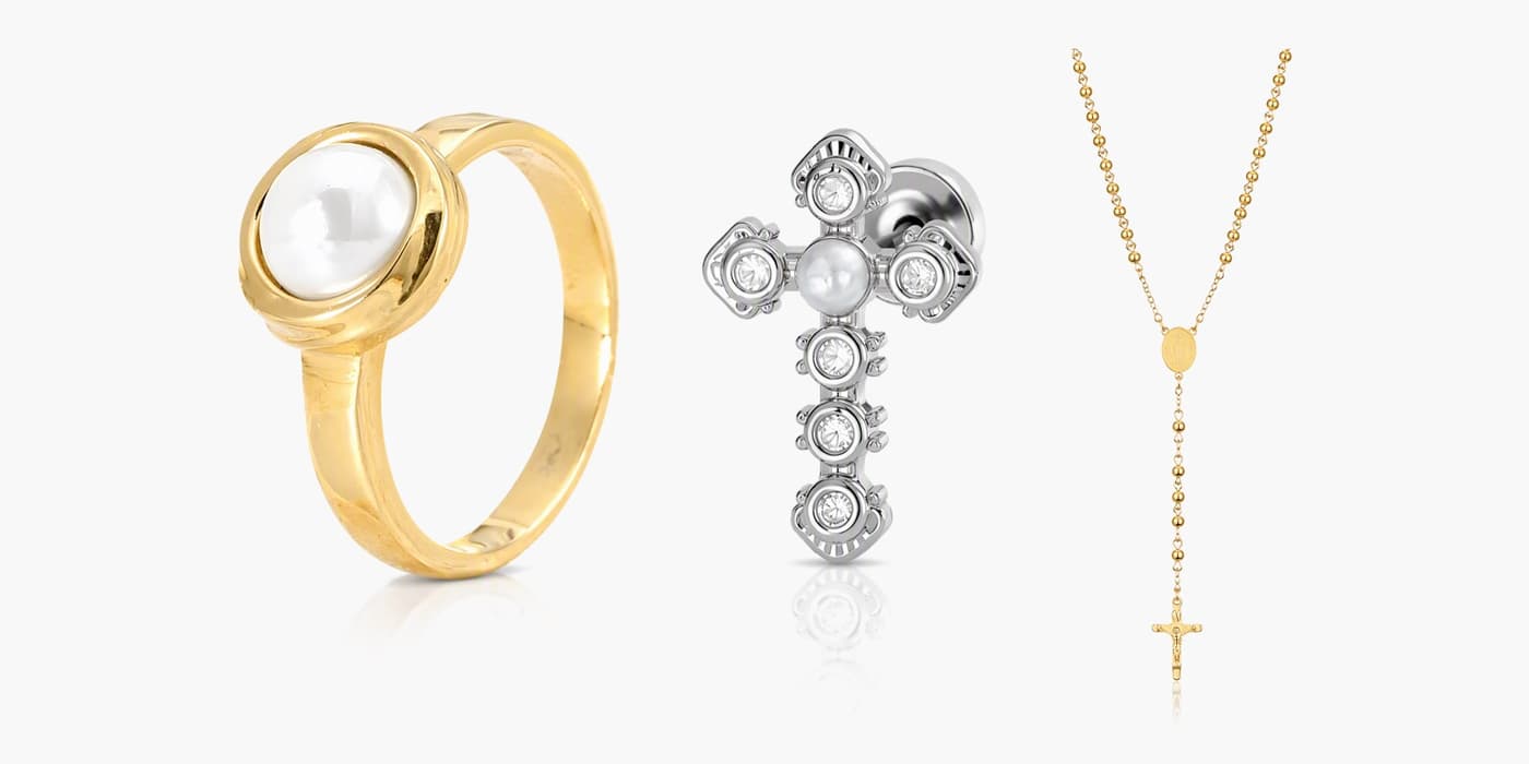 Silver Circle Jewelry Stack