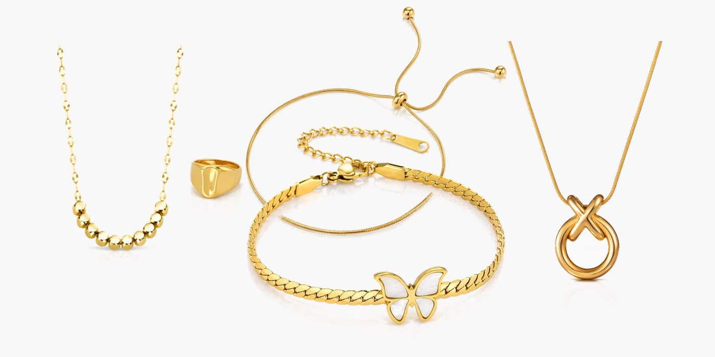 Gold Minimalist Jewelry Stack