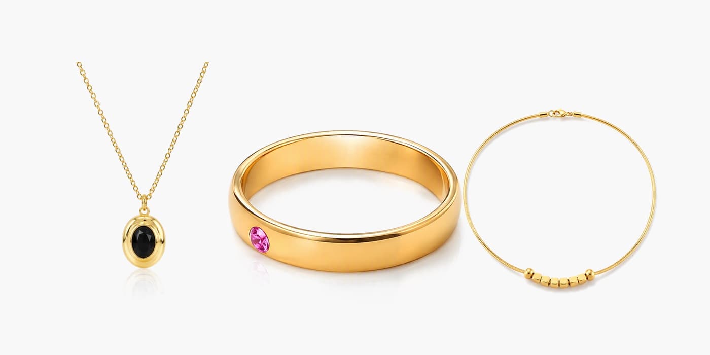 Necklace & Ring Stack