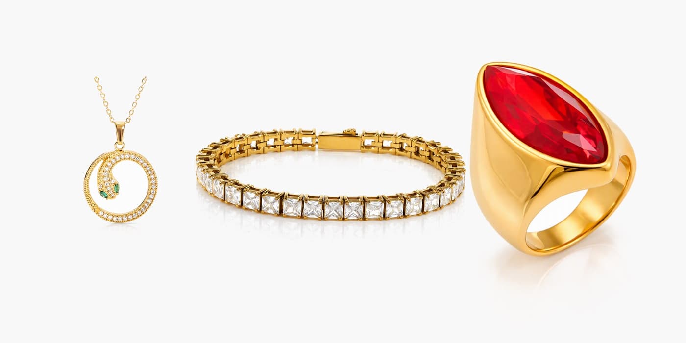 Gold Glam Party Set