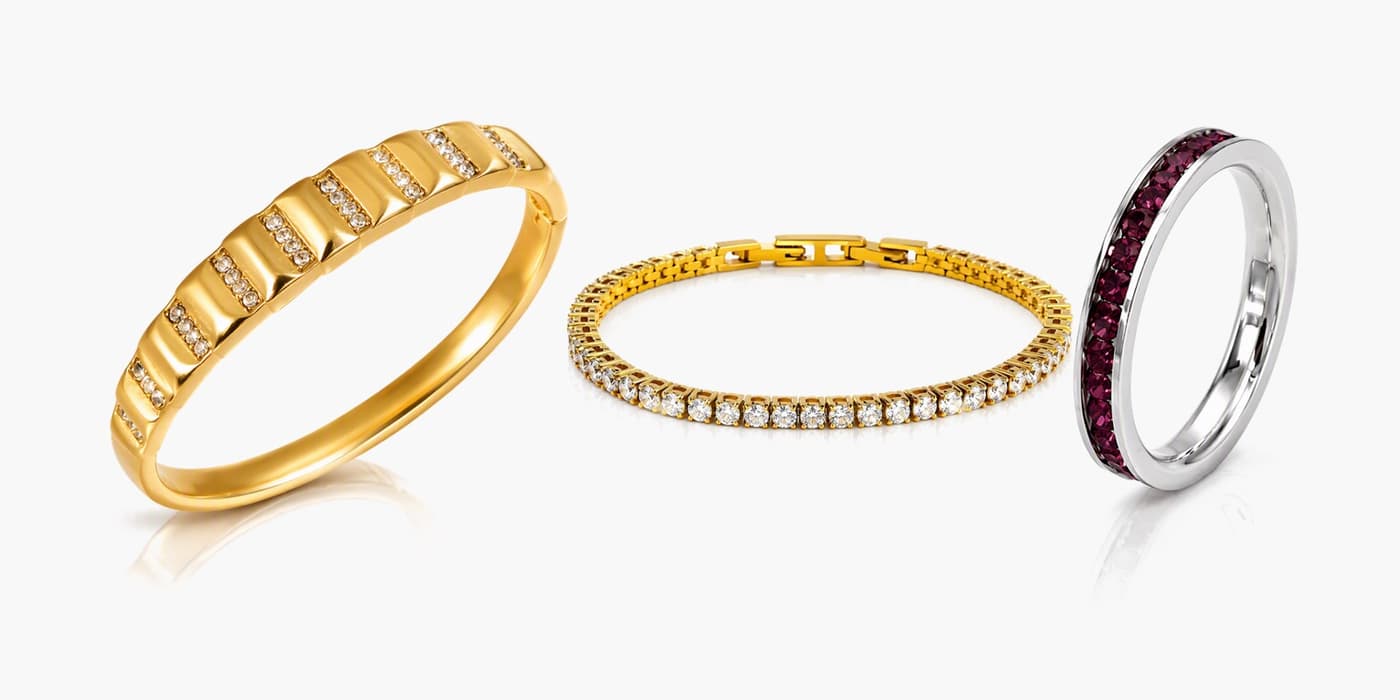 Bracelet & Ring Layering Set