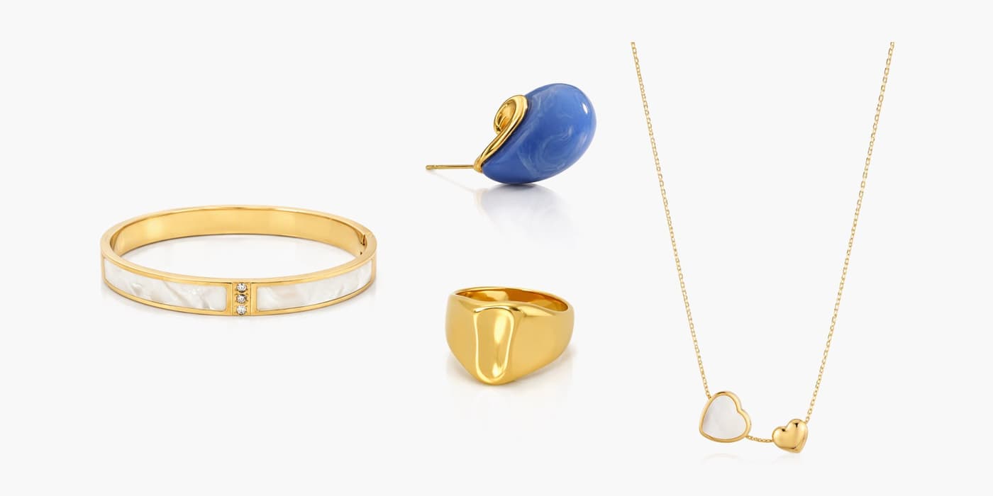 Gold Minimalist Jewelry Stack
