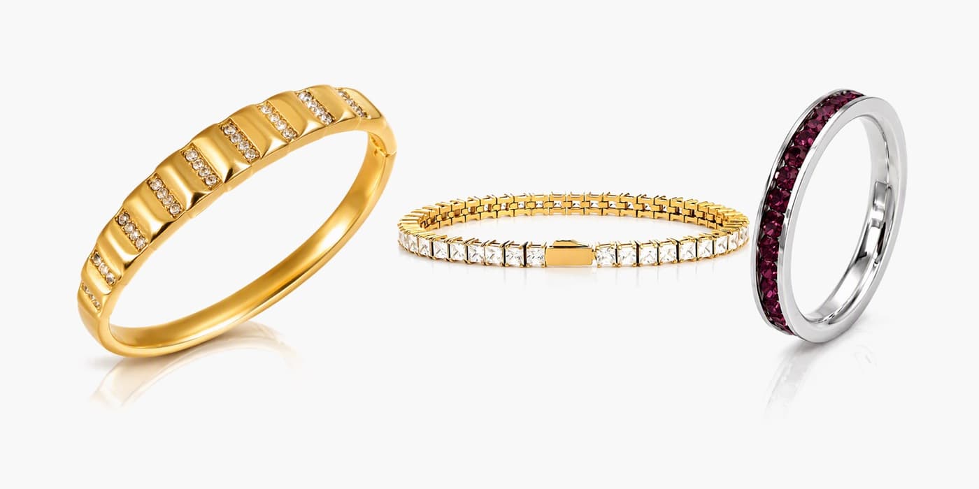 Cool Silver Layering Set