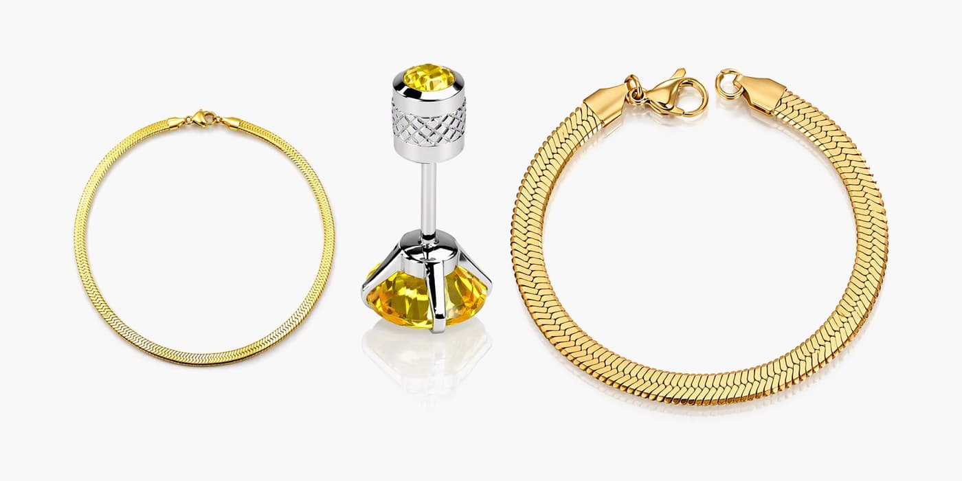 Silver Classic Jewelry Layering Set