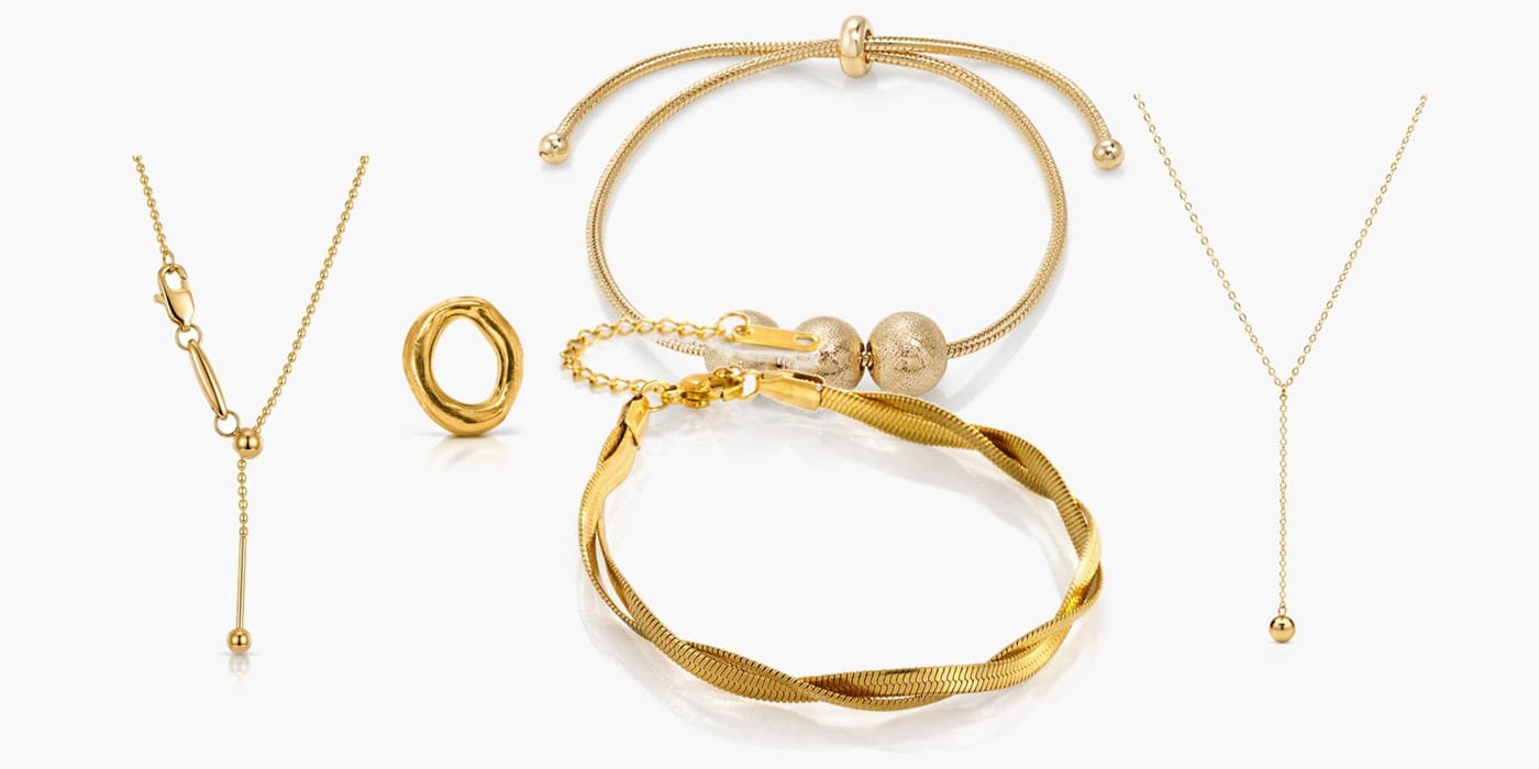 Office Minimalist Gold Set