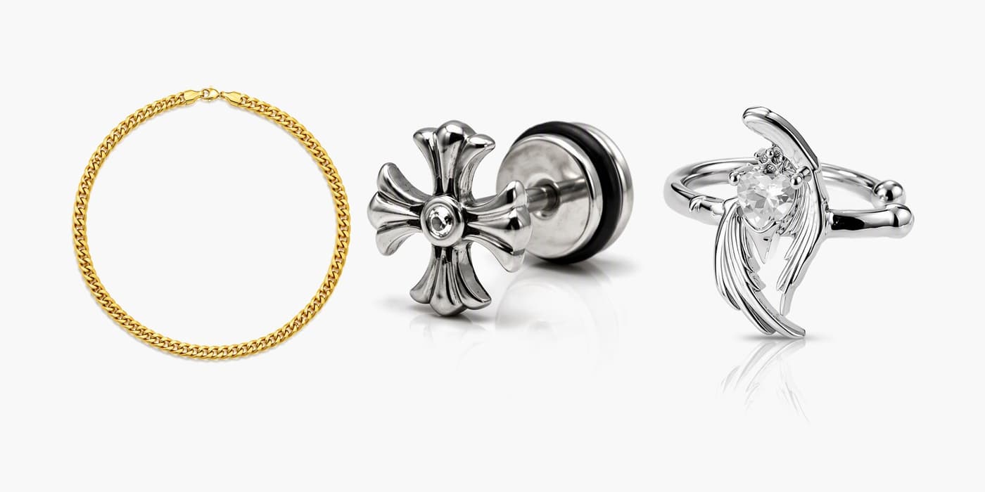 Silver Night Statement Set