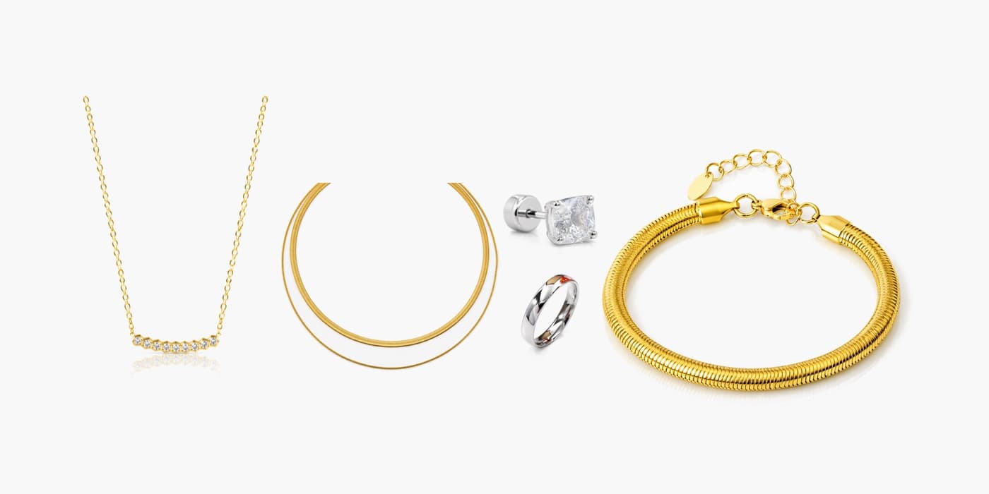 Minimalist Silver Jewelry Stack
