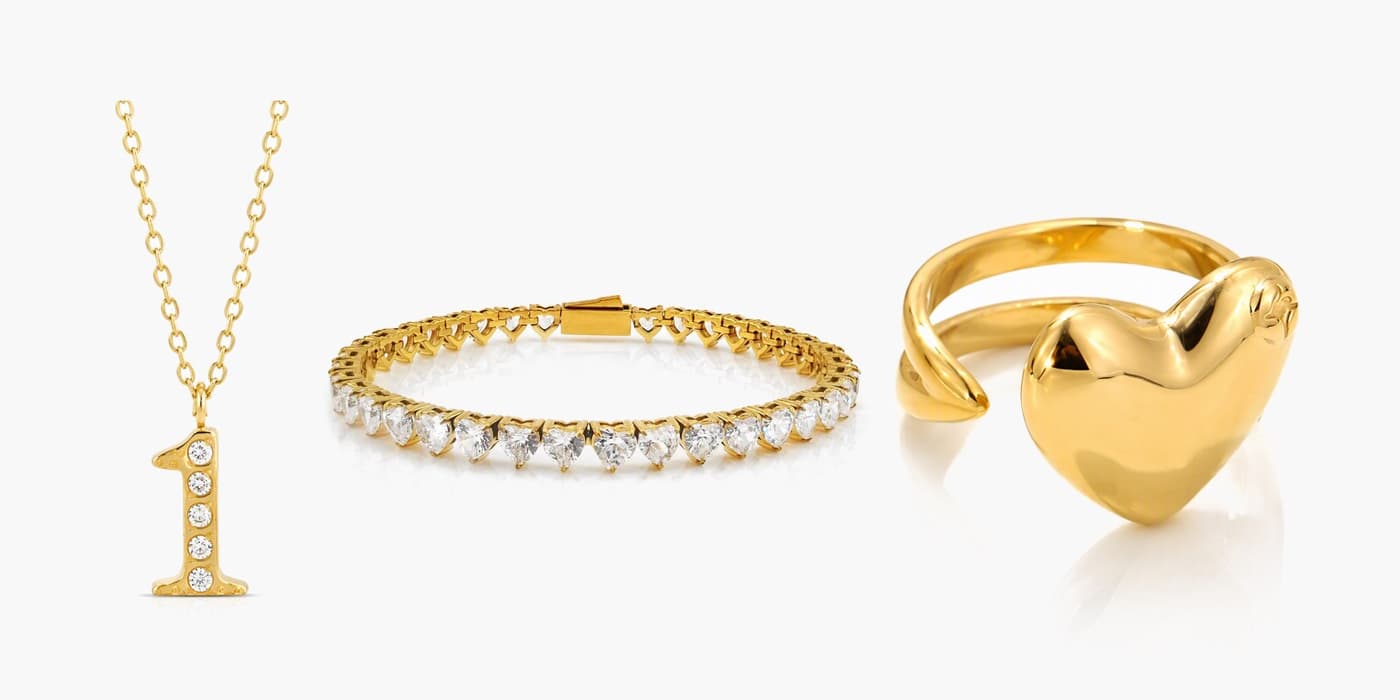 Gold Party Glam Trio