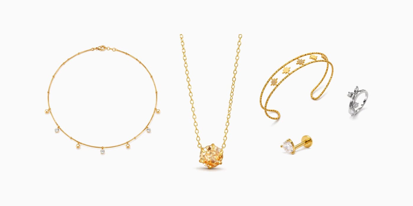 Silver Minimalist Jewelry Layering Set