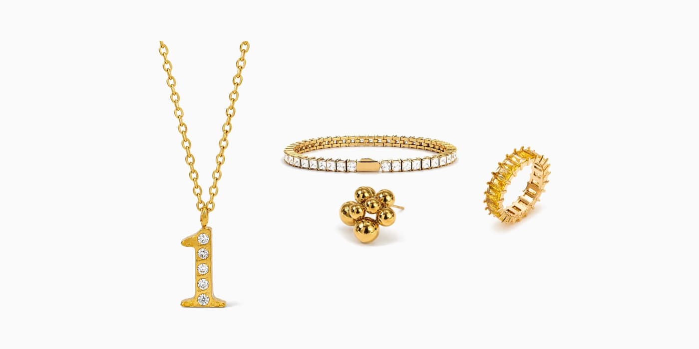 Warm Gold Party Set