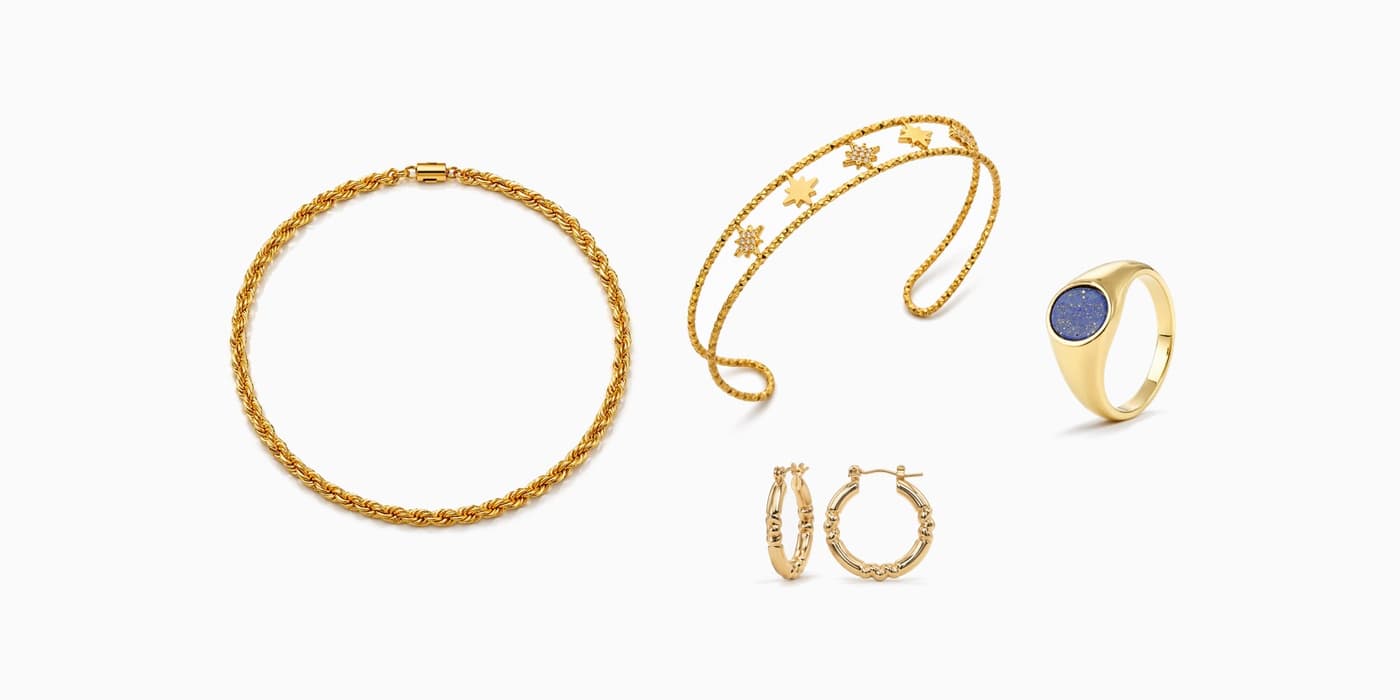 Gold Classic Jewelry Stack