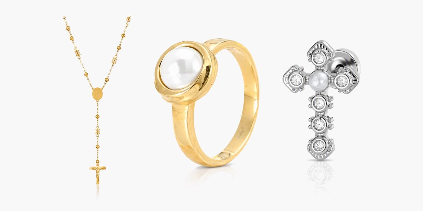 Silver Circle Jewelry Stack