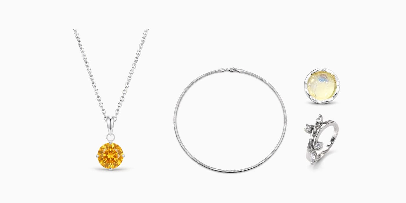 Silver Minimalist Jewelry Layered Set