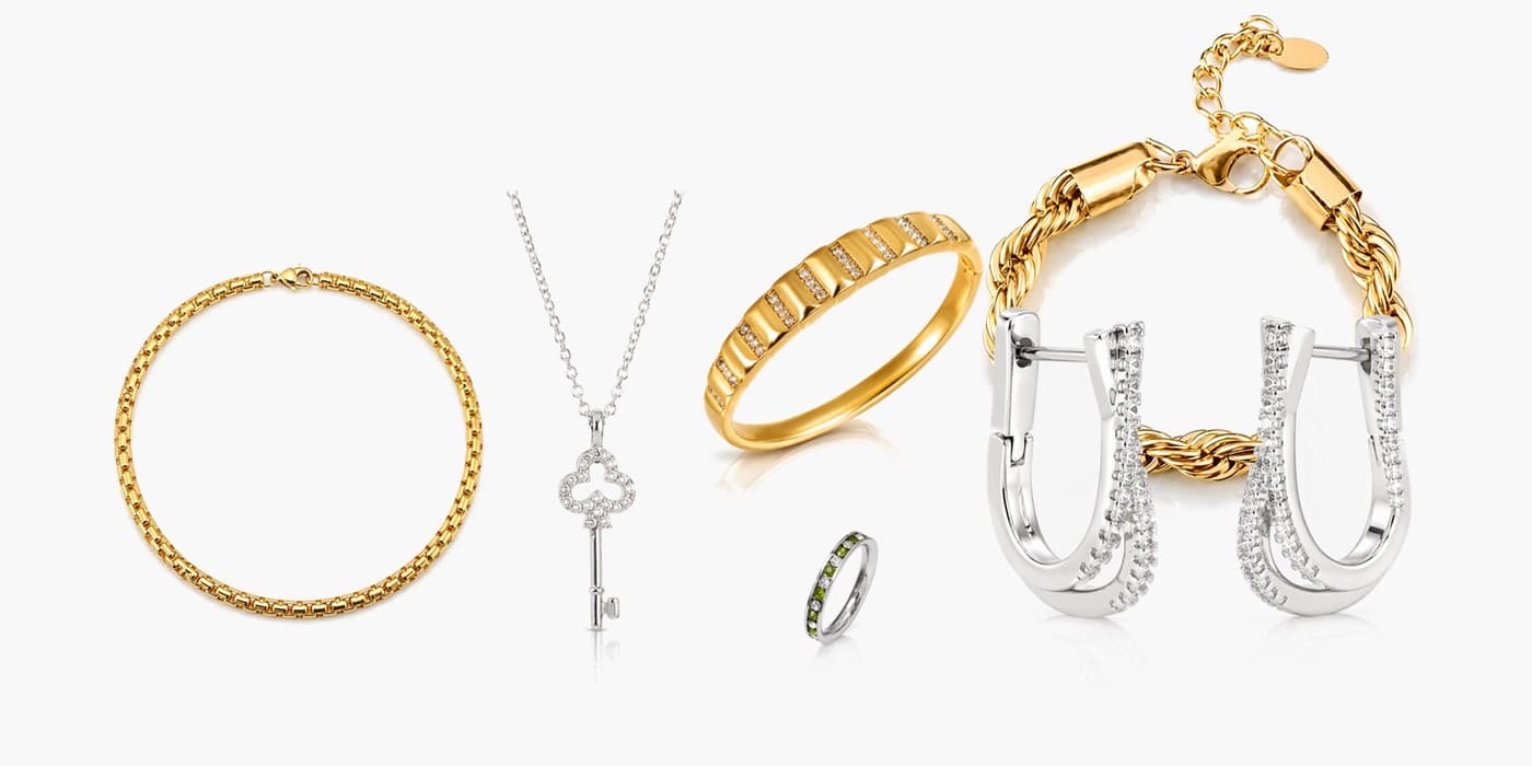 Classic Silver Jewelry Stack