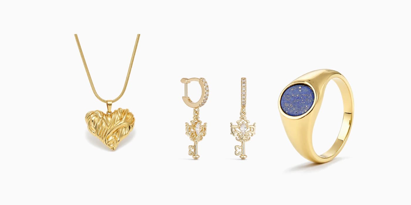 Gold Jewelry Set