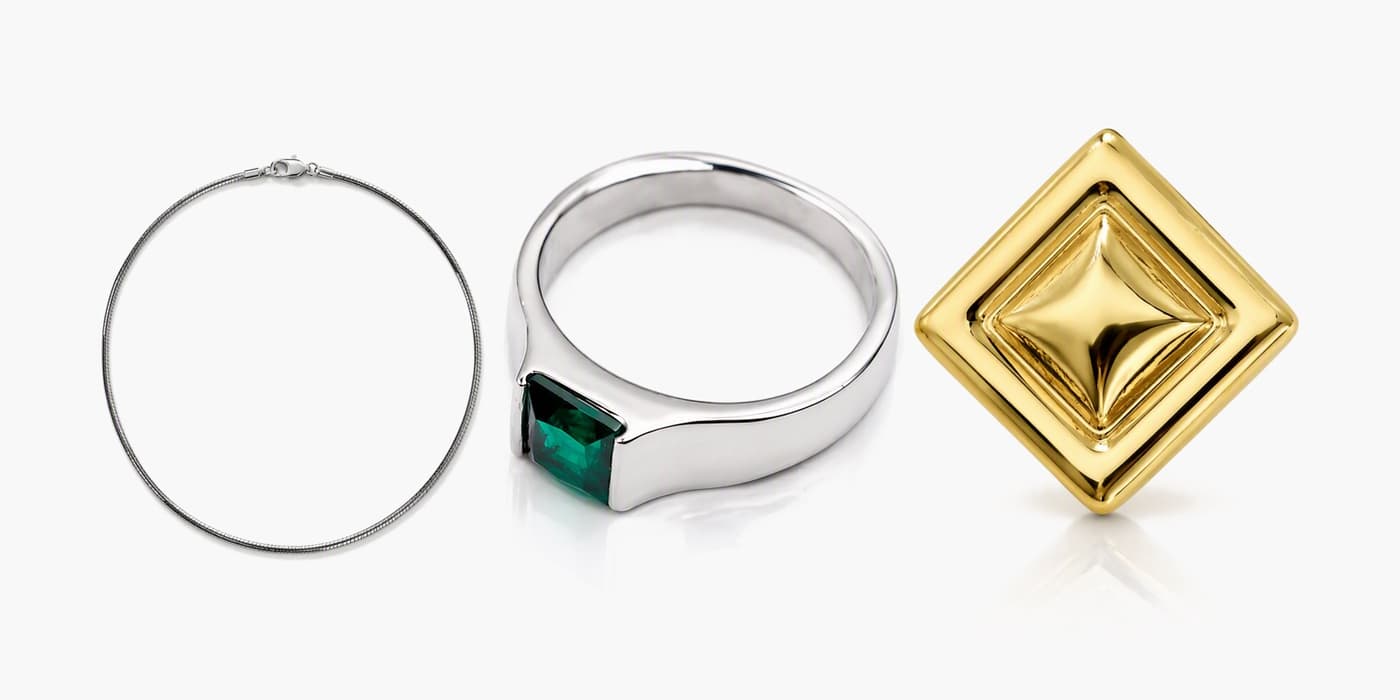 Office Minimalist Silver Trio