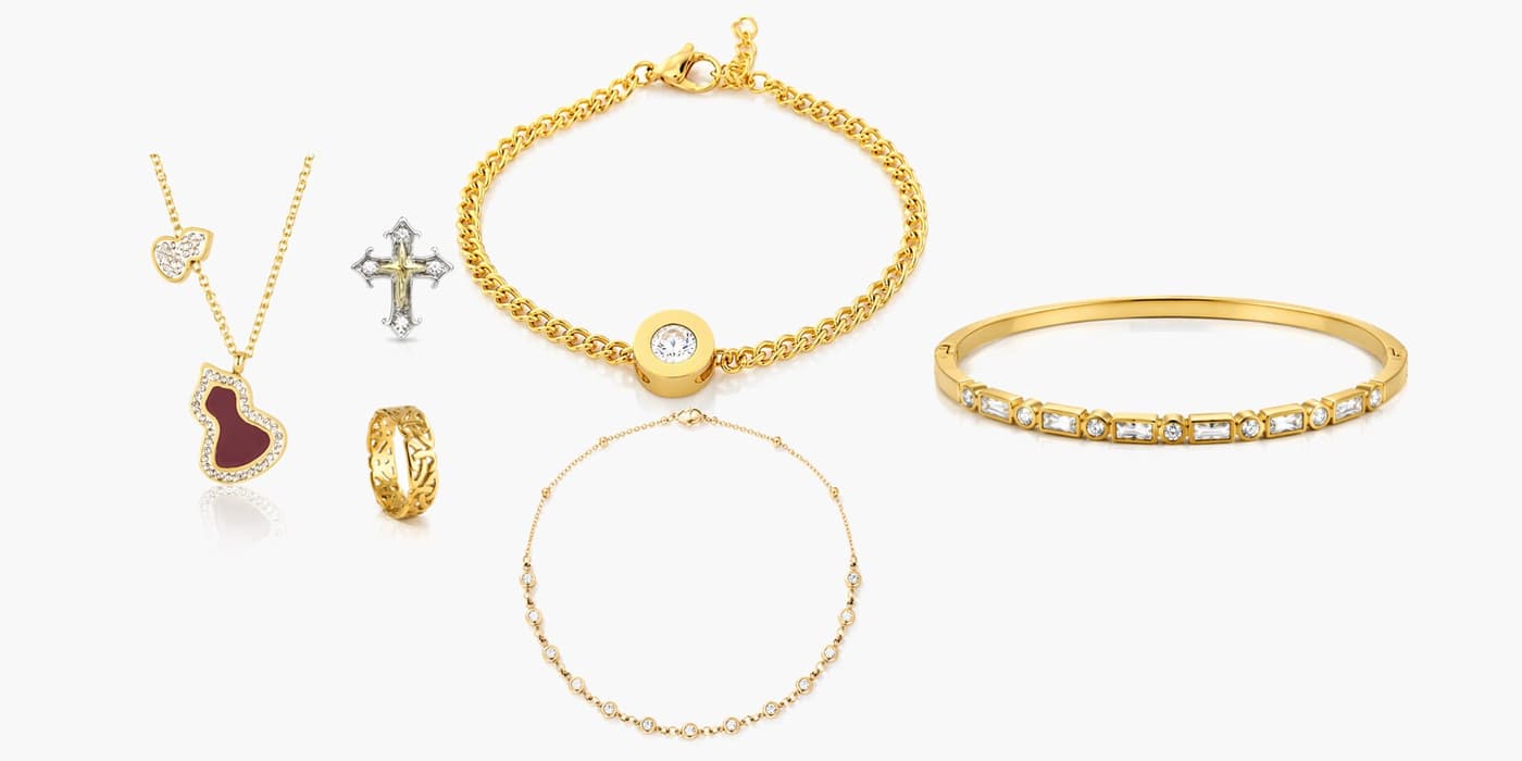 Gold Jewelry Set