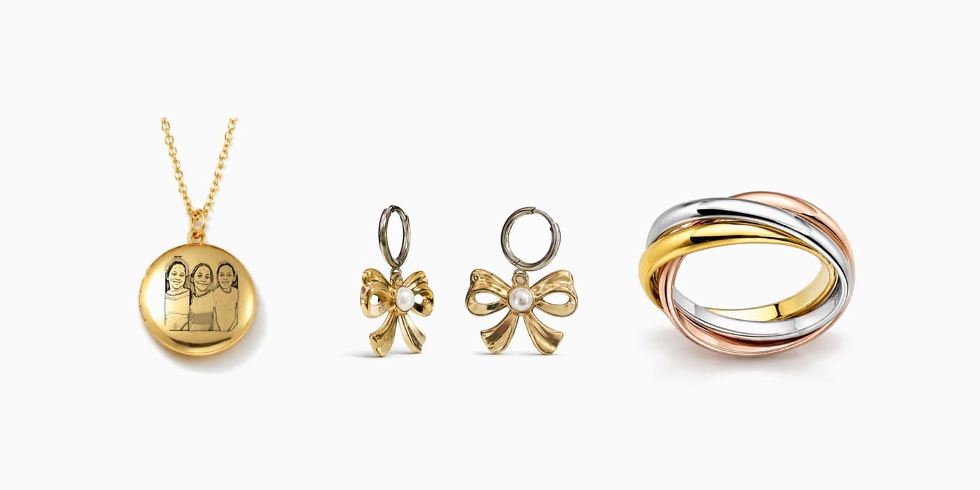 Gold Classic Circle Jewelry Stack