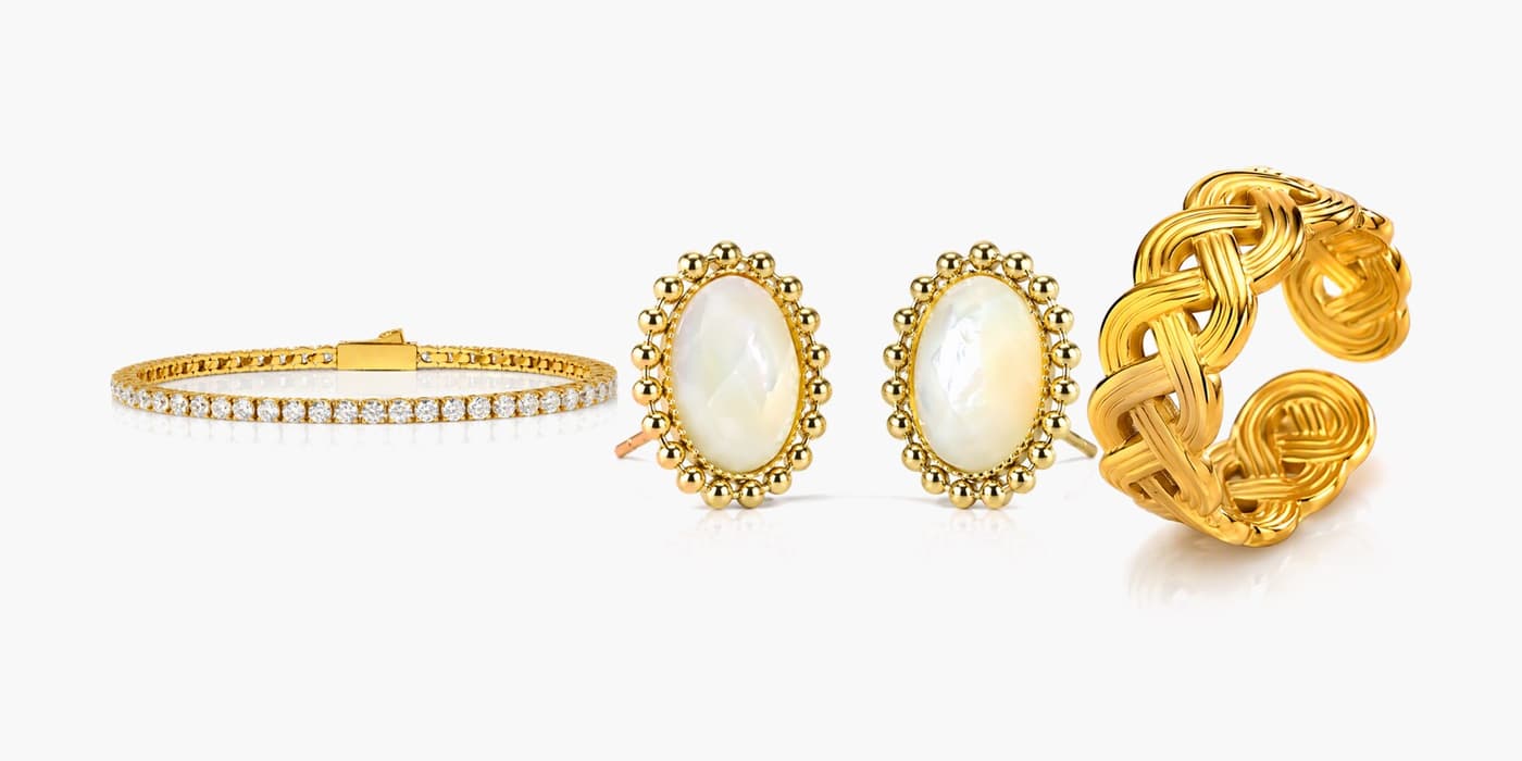 Holiday Gold Sparkle Set