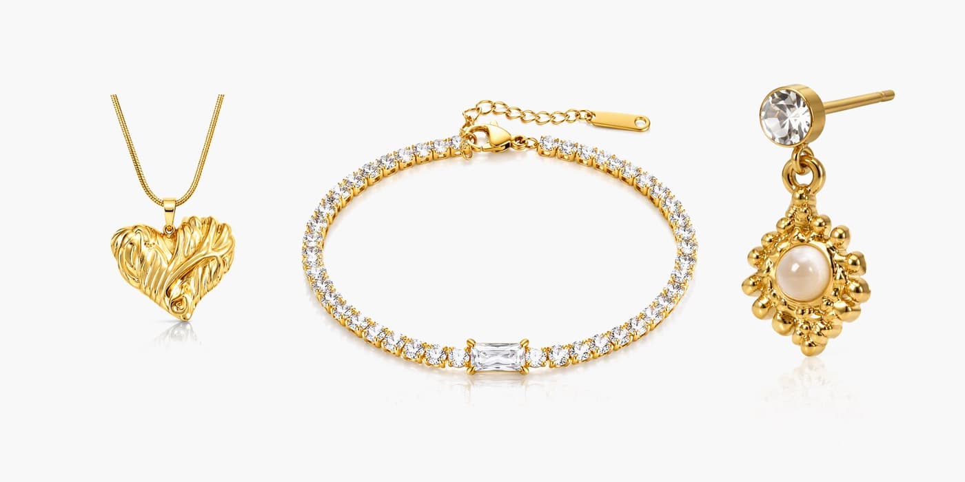 Gold Jewelry Set