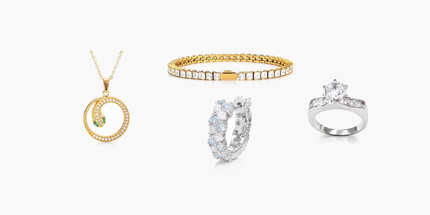 Cool Silver Glam Set