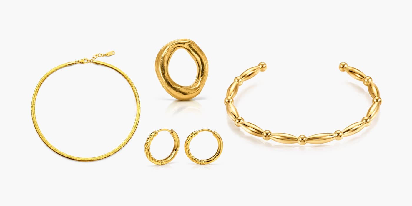 Gold Minimalist Jewelry Stack