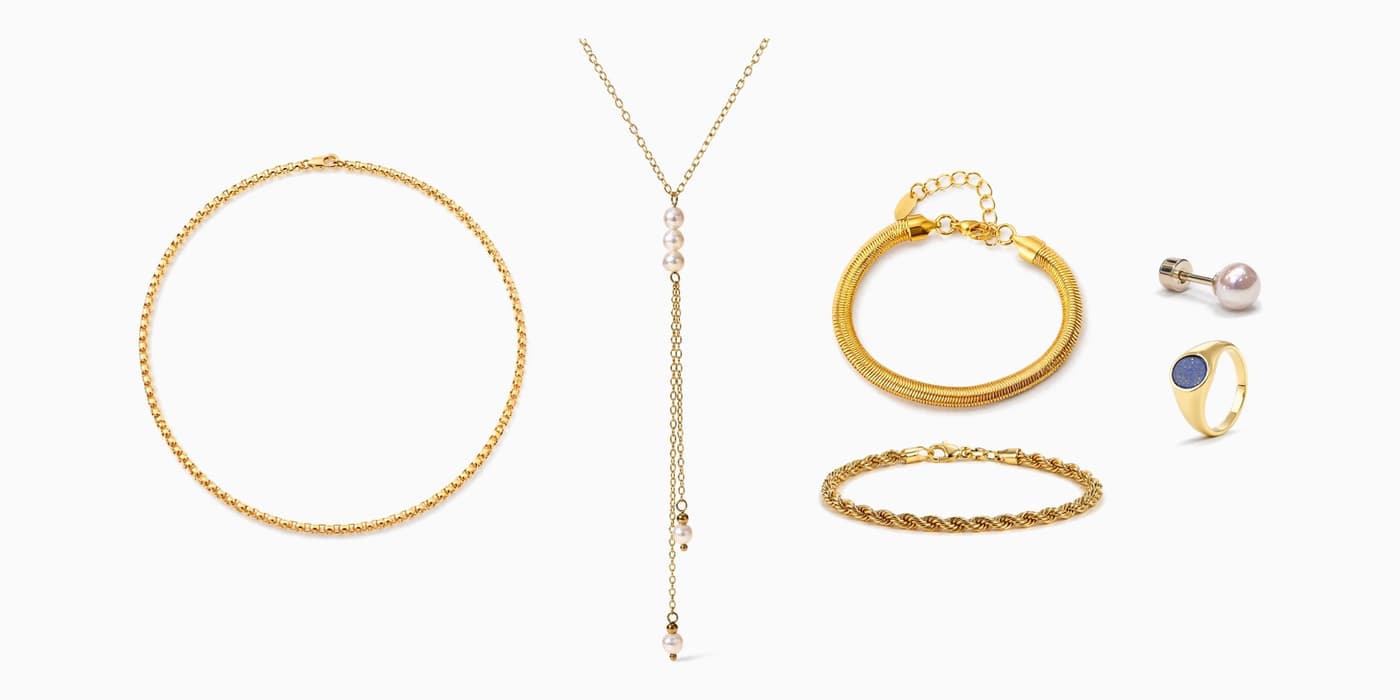 Gold Classic Jewelry Stack