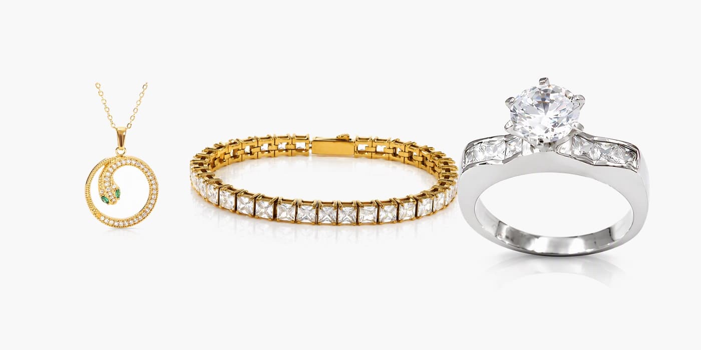 Silver Snake Jewelry Trio