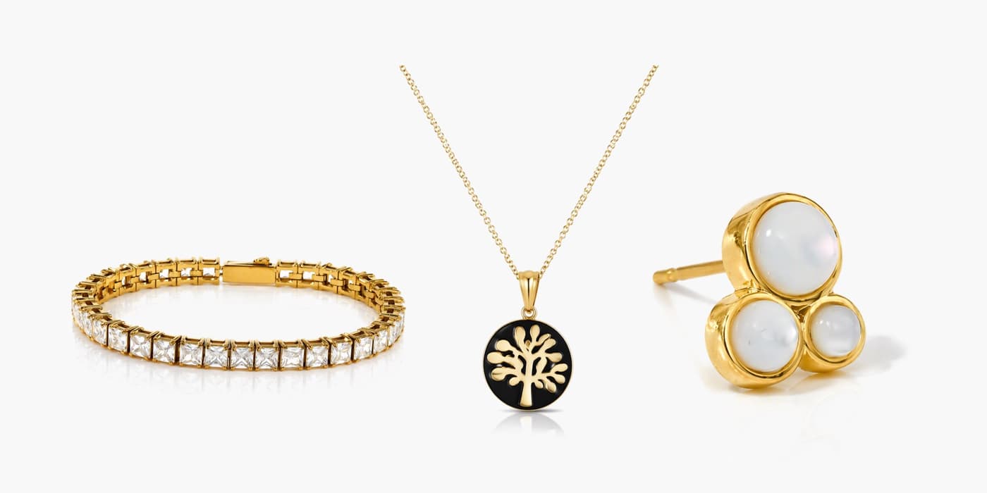 Holiday Gold Layering Set