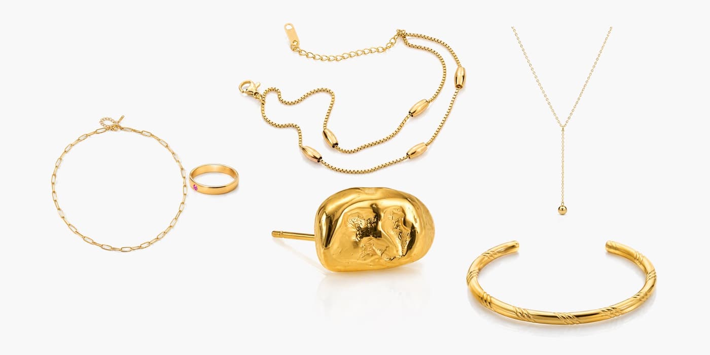 Gold Minimalist Jewelry Stack