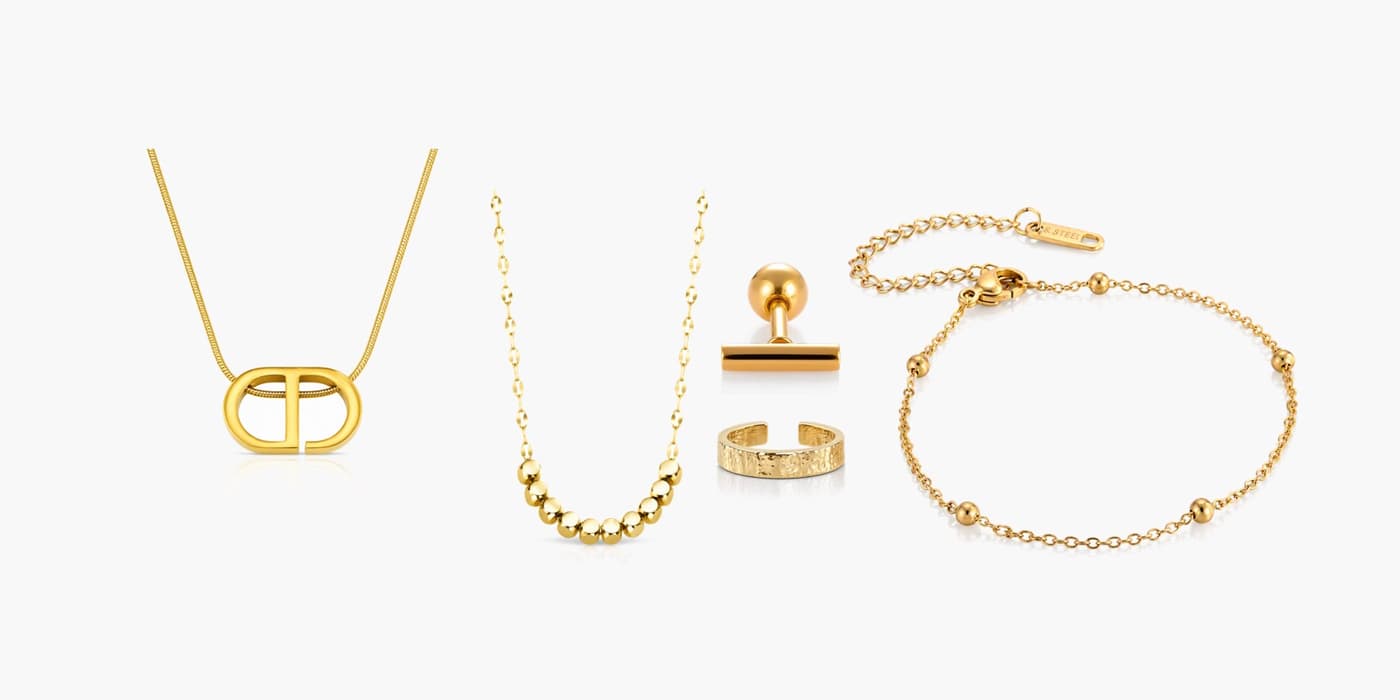 Gold Minimalist Jewelry Stack
