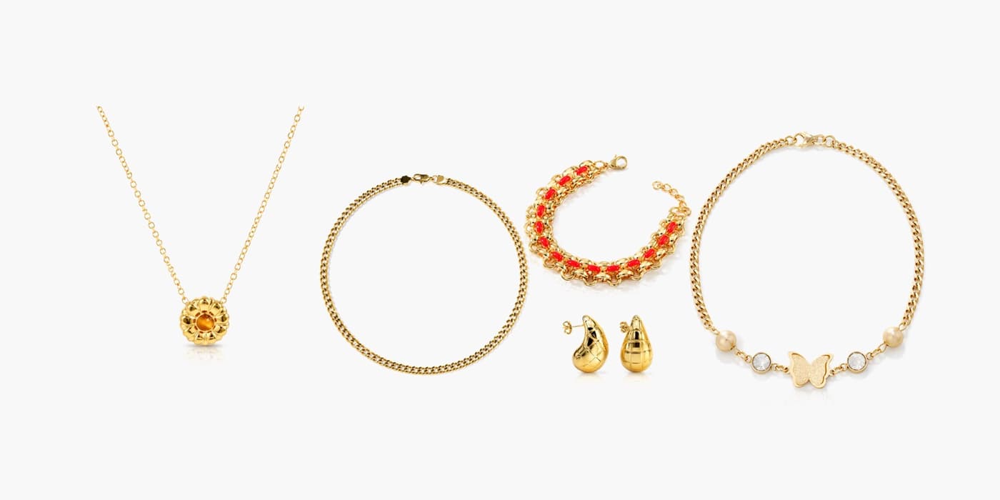 Gold Classic Jewelry Stack