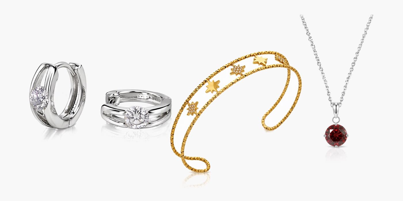Silver Minimalist Jewelry Layered Set