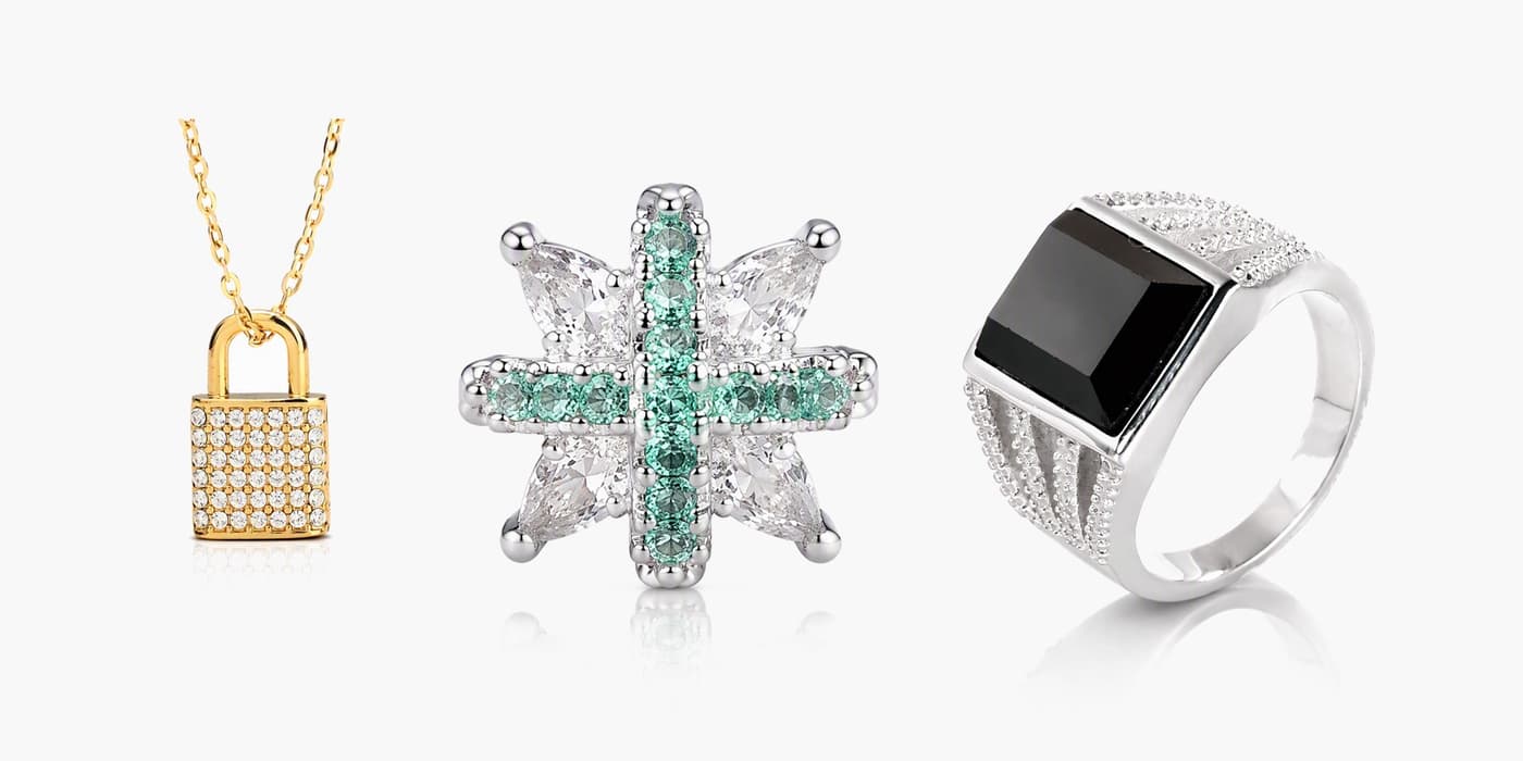 Silver Night Statement Set