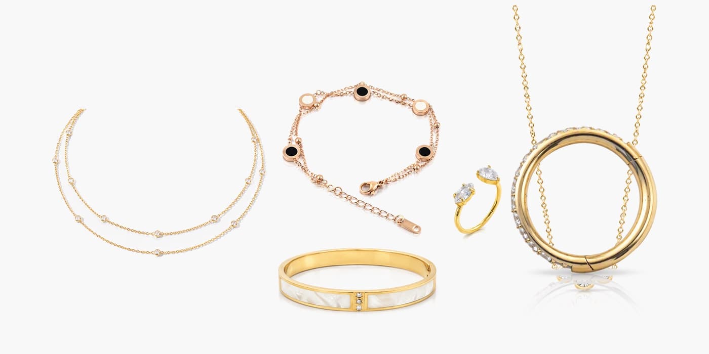Gold Minimalist Jewelry Stack