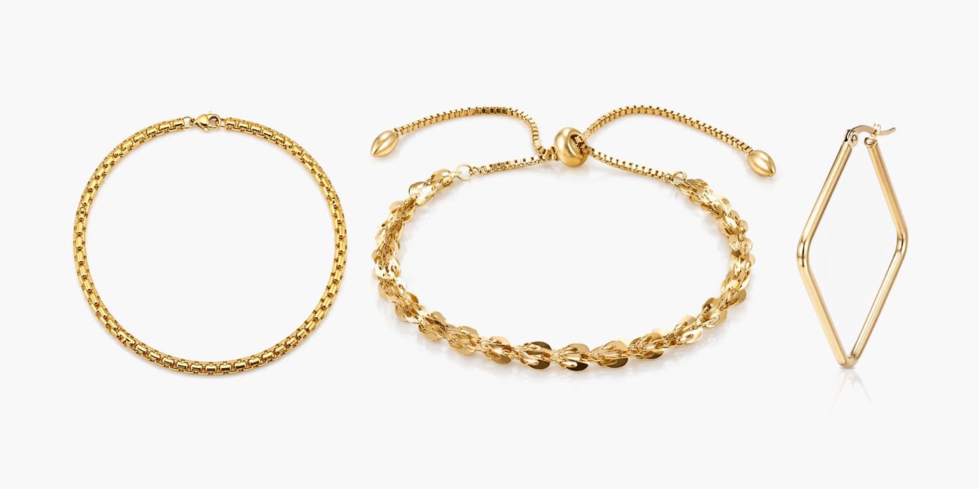 Daily Gold Layering Set