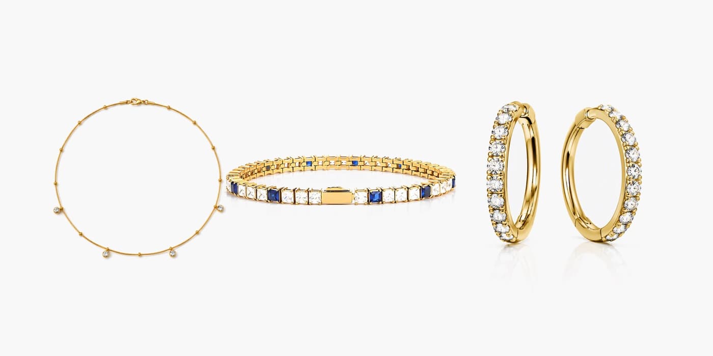 Silver Classic Jewelry Set