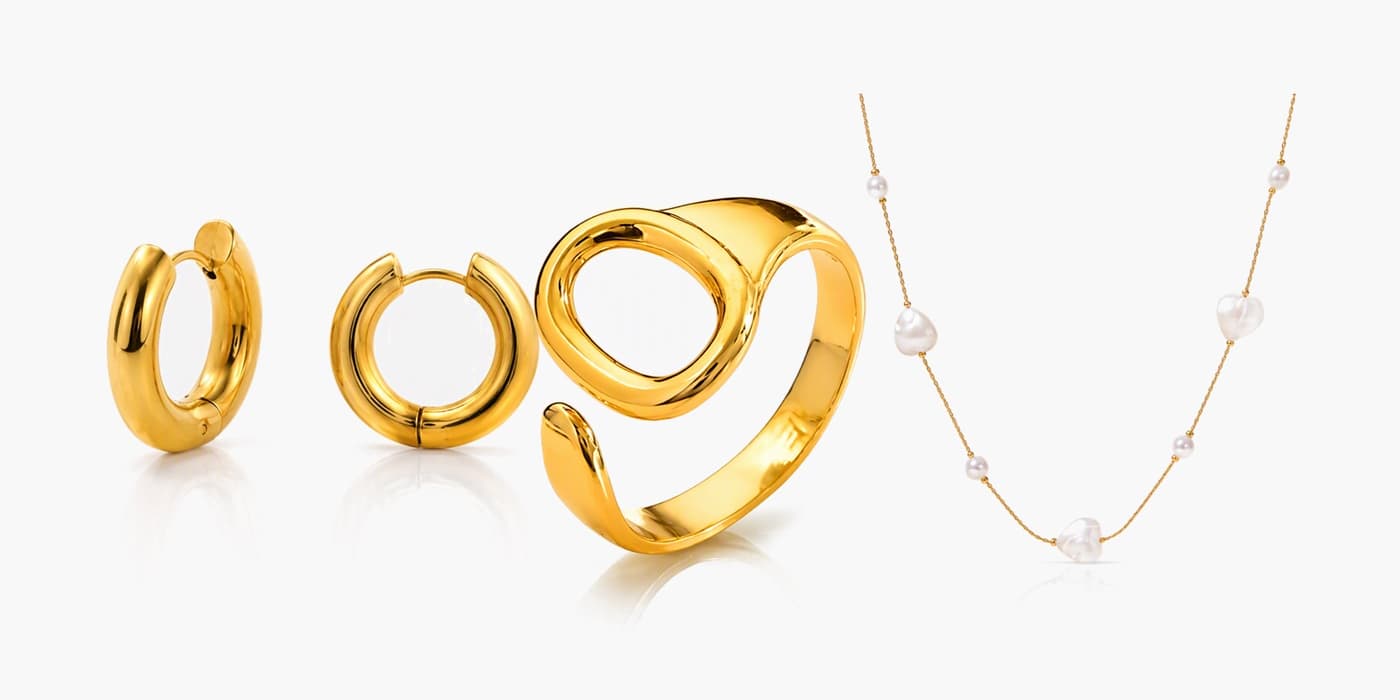 Office Gold Minimalist Trio