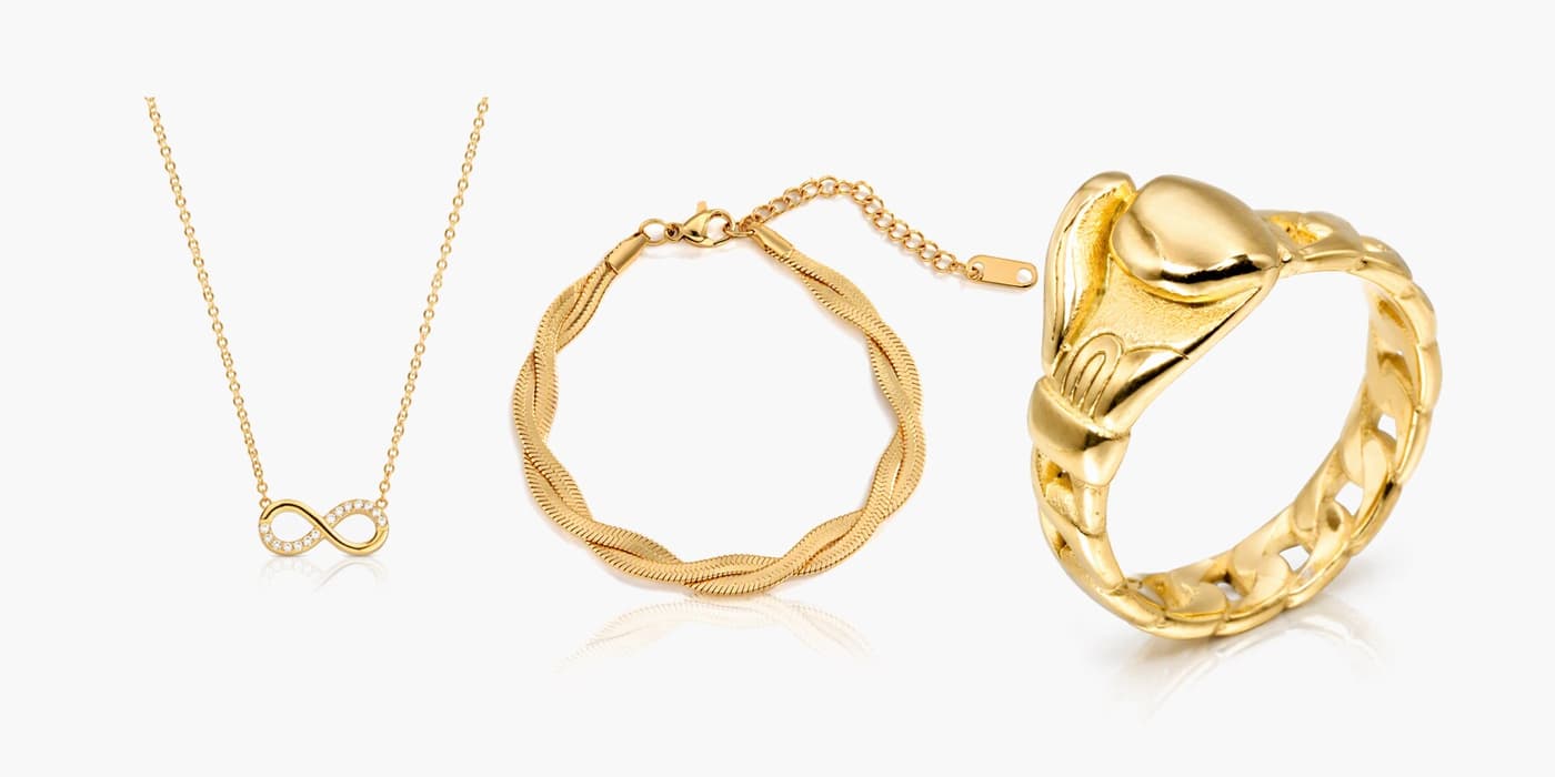 Gold Jewelry Stack