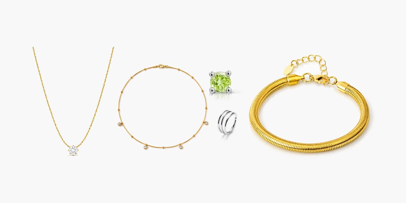 Minimalist Silver Jewelry Stack