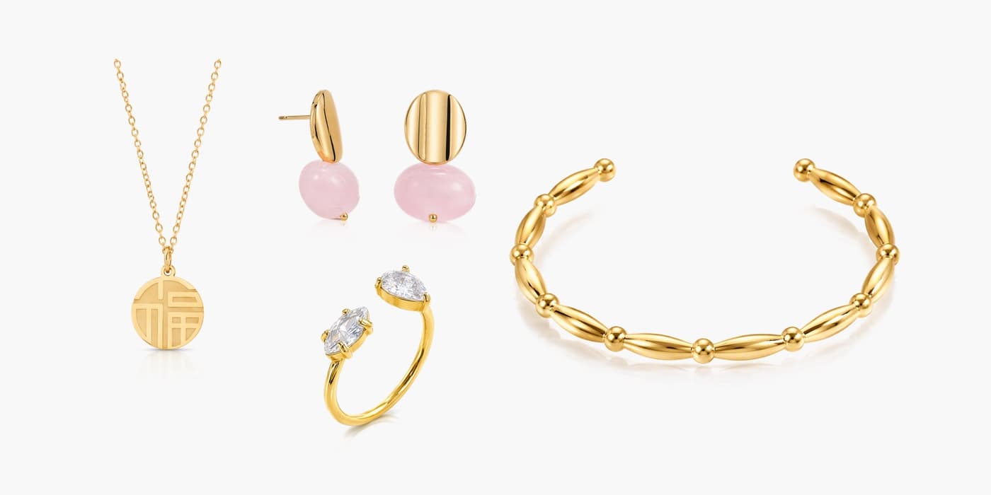 Gold Minimalist Jewelry Stack