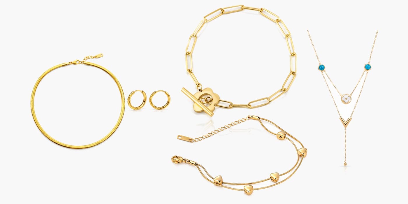 Gold Minimalist Jewelry Stack