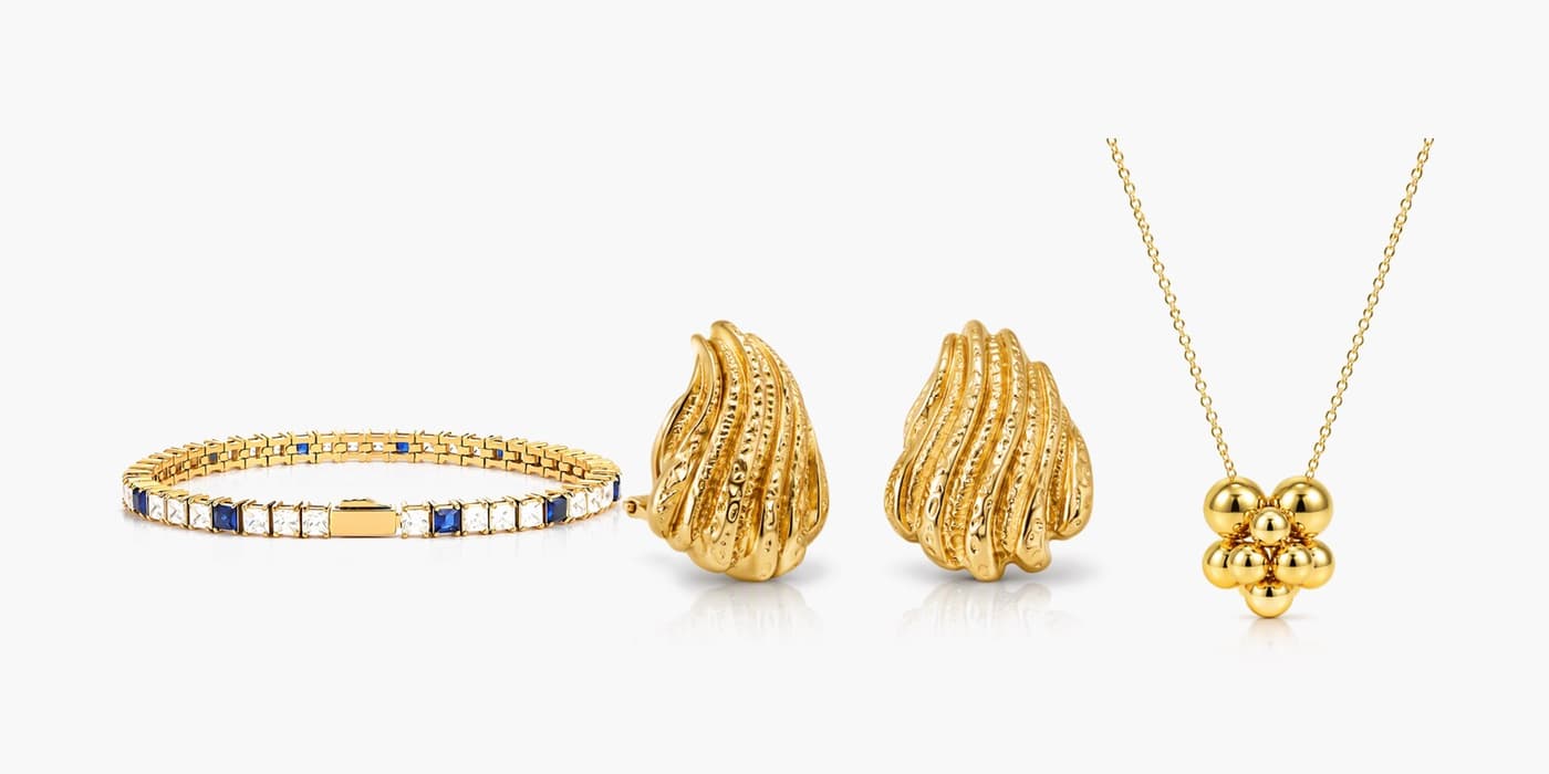 Warm Gold Glam Set