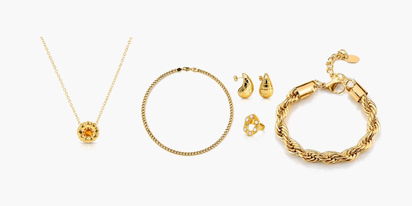 Gold Jewelry Stack