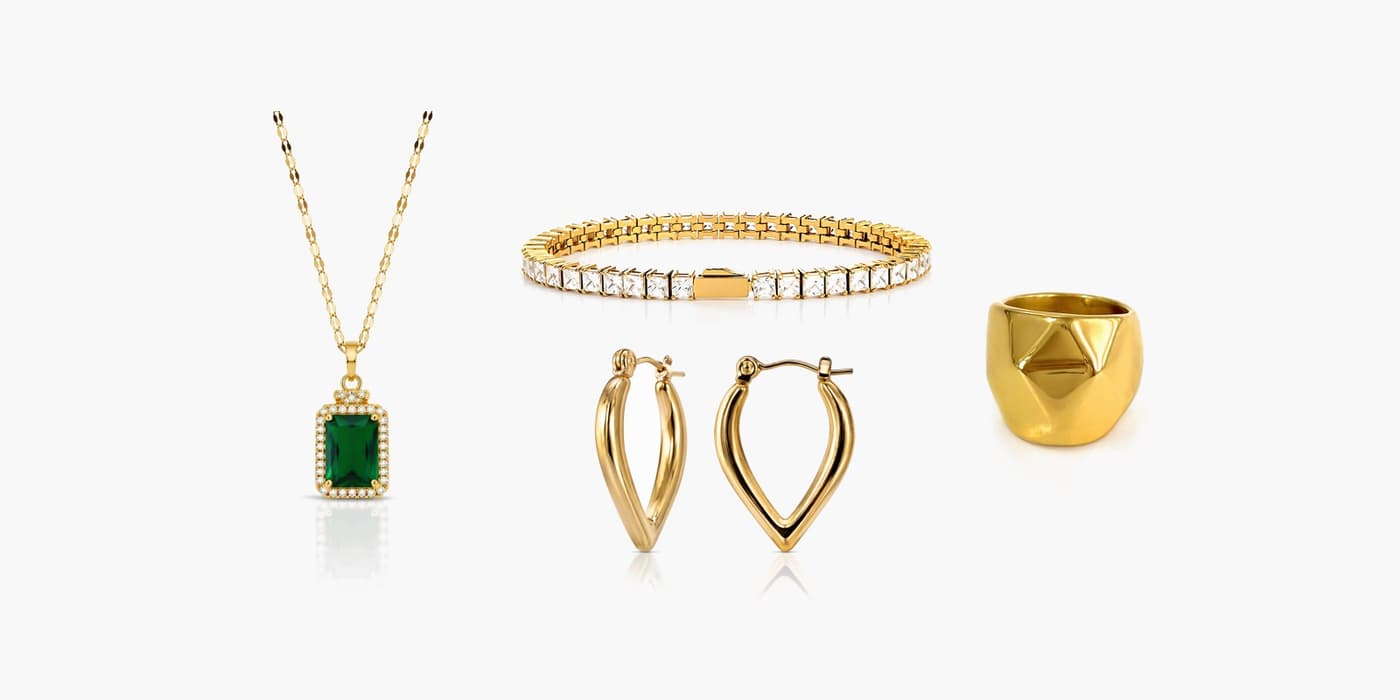 Statement Night Gold Set