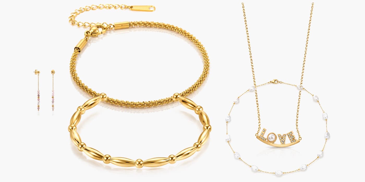 Gold Jewelry Stack