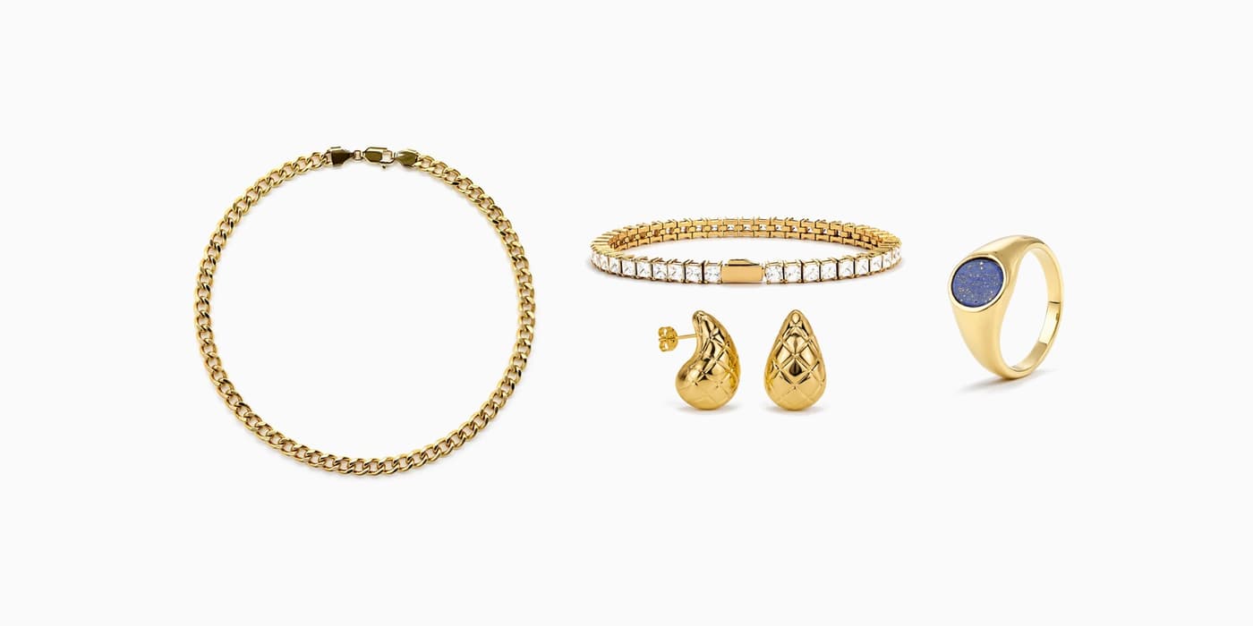 Gold Classic Jewelry Stack