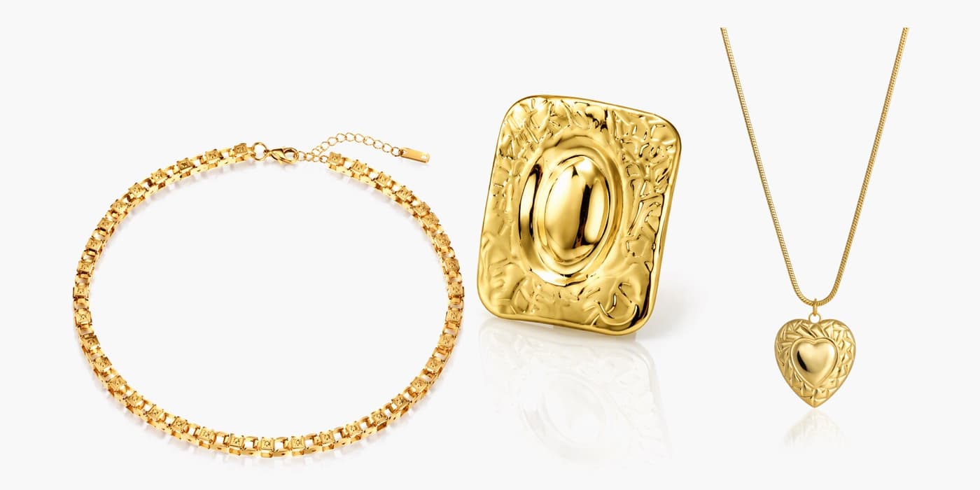 Gold Jewelry Set