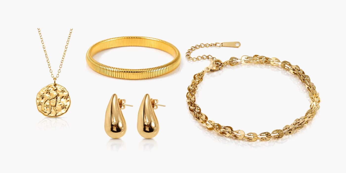 Gold Jewelry Stack