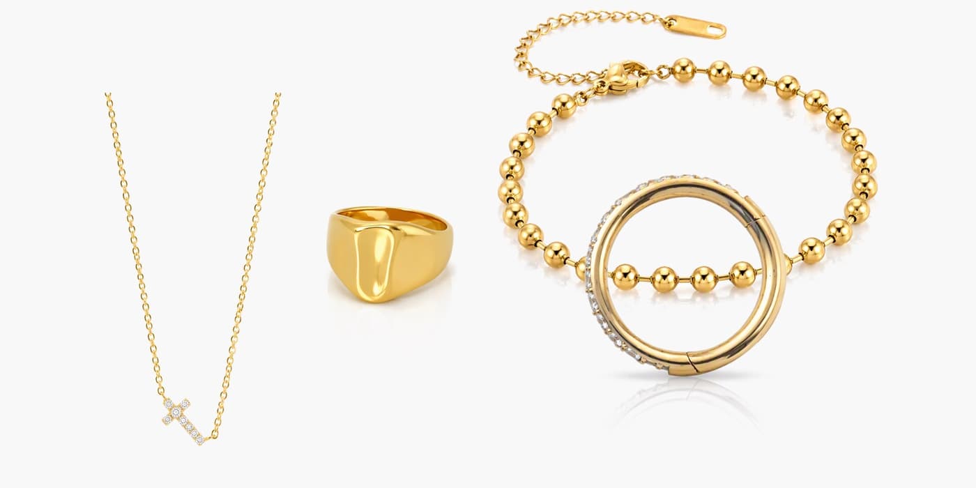 Gold Minimalist Jewelry Stack